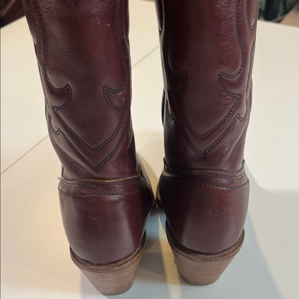 Women's Laredo Vintage leather western boots size 7 - Picture 5 of 9